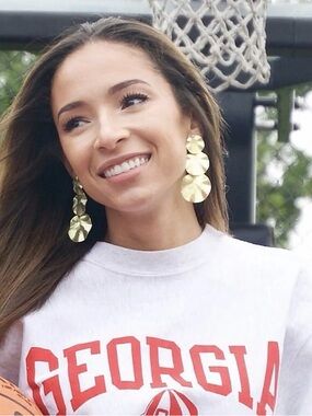 Sheila Fajl Isadora Triple Wavy Disk Statement Earrings In Gold